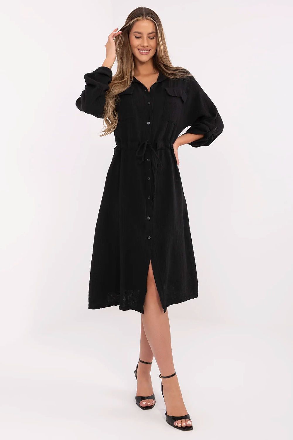  Sukienka Model MI-SK-91166.73 Black - Italy Moda 