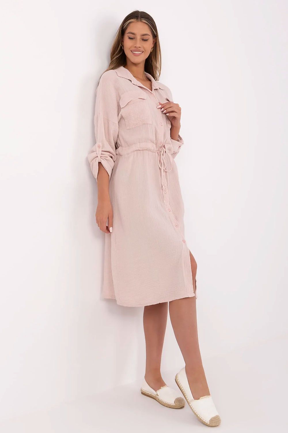 Sukienka Model MI-SK-91166.73 Light Pink - Italy Moda 