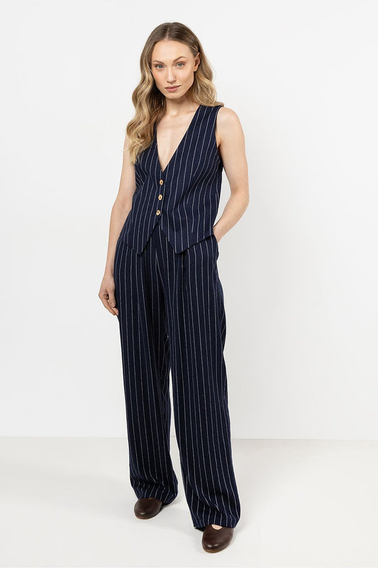  Spodnie Damskie Model A725 Navy - awama 