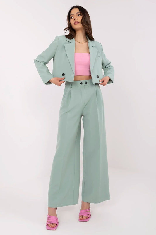  Spodnie Komplet Model DHJ-KMPL-A9019.68 Pistacja - Italy Moda 