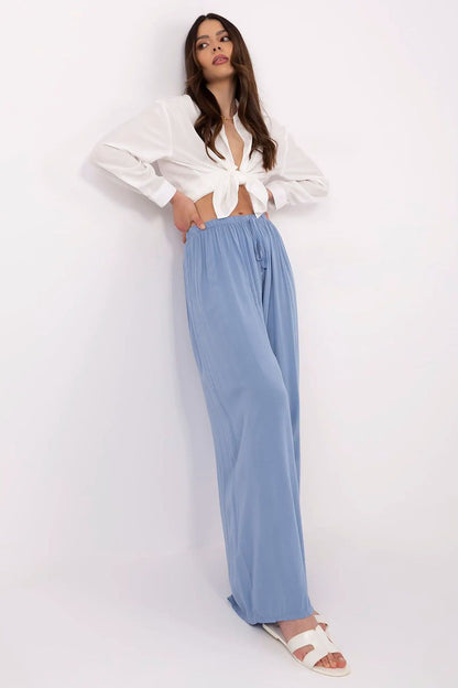  Spodnie Damskie Model MI-SP-25734.78 Blue - Italy Moda 