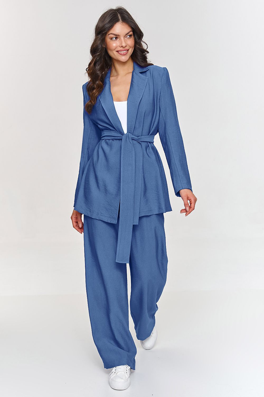  Spodnie Komplet Model M883 Blue Jeans - Makadamia 