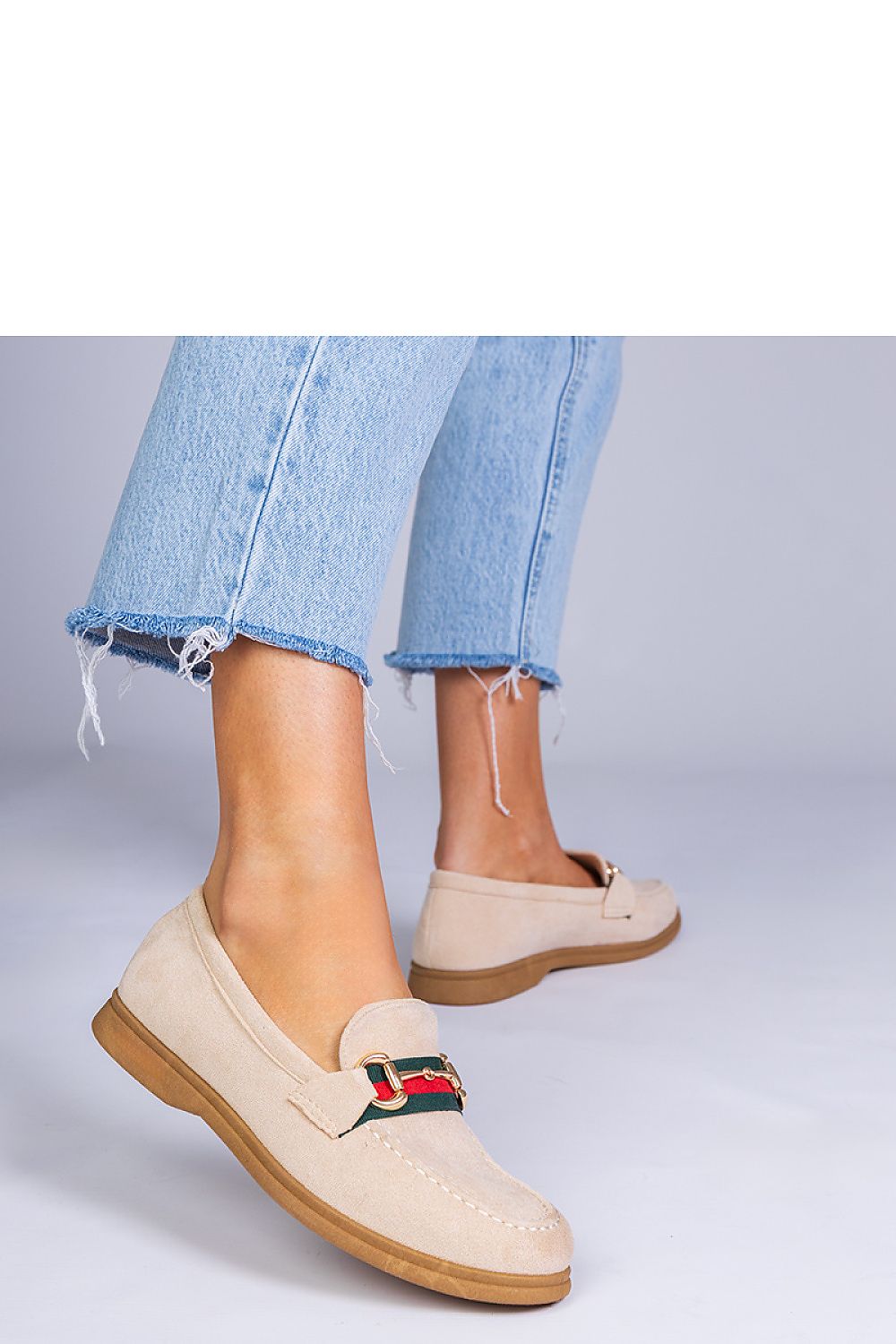   Mokasyny Model Daliana GO-1C Beige - PRIMO 