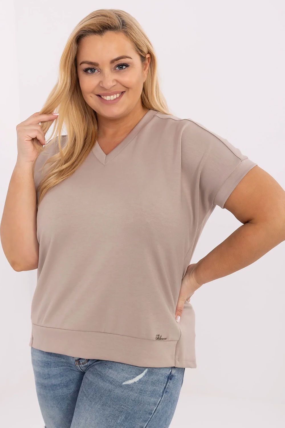   Bluzka Model RV-BZ-A614.81 Dark Beige - Relevance 