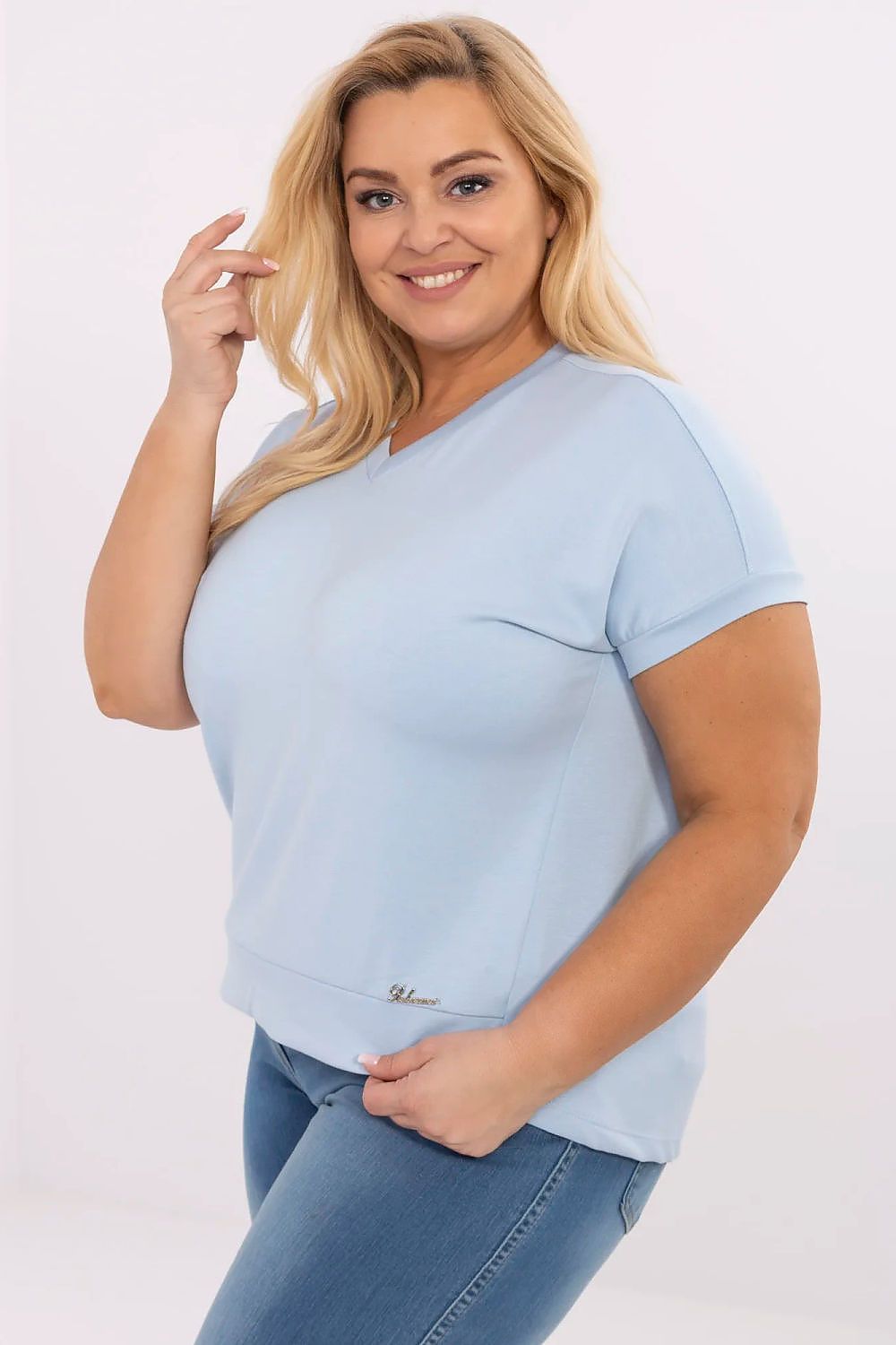   Bluzka Model RV-BZ-A614.81 Light Blue - Relevance 