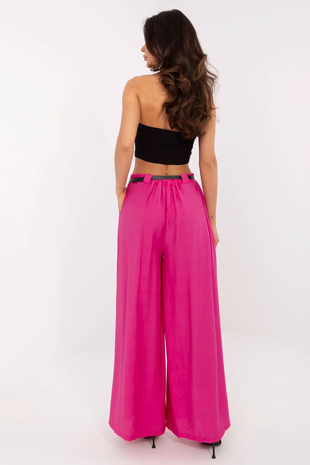  Spodnie Damskie Model MI-SP-A2476.95 Fuksja - Italy Moda 