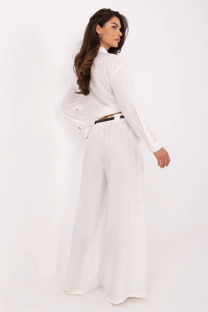  Spodnie Damskie Model MI-SP-A2476.95 White - Italy Moda 