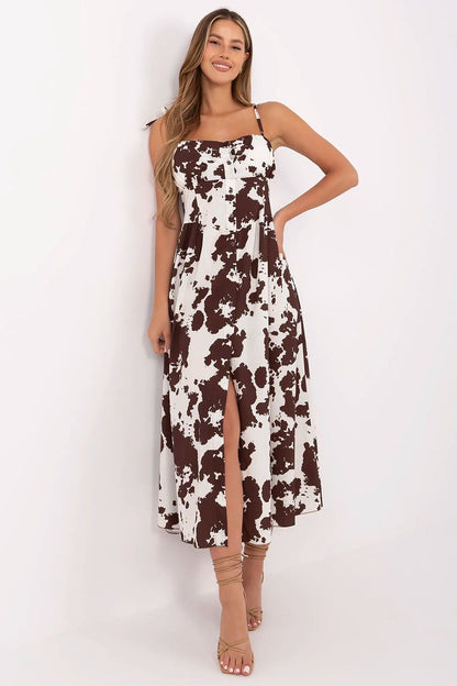  Sukienka Model MI-SK-23817-10.78 Brown - Italy Moda 