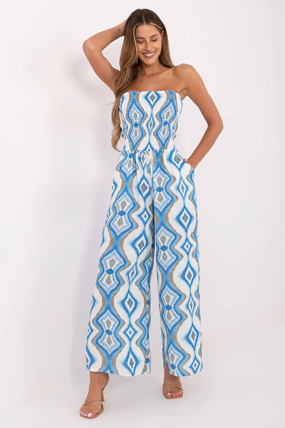   Kombinezon Model MI-KO-611251.09 White/Blue - Italy Moda 