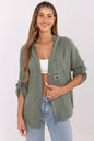   Koszula Damska Model DHJ-KS-25157.87 Khaki - Italy Moda 