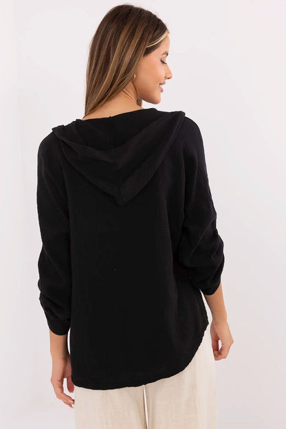   Koszula Damska Model DHJ-KS-25157.87 Black - Italy Moda 
