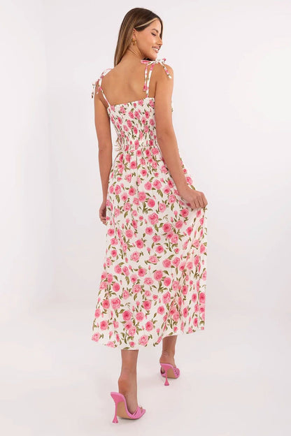  Sukienka Model MI-SK-23817-3.96 Ecru - Italy Moda 