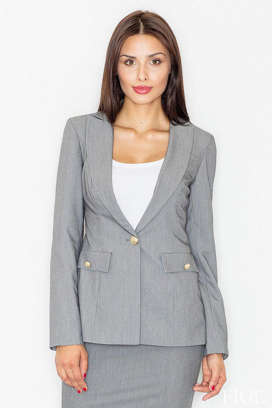   Żakiet Model M489 Grey - Figl 