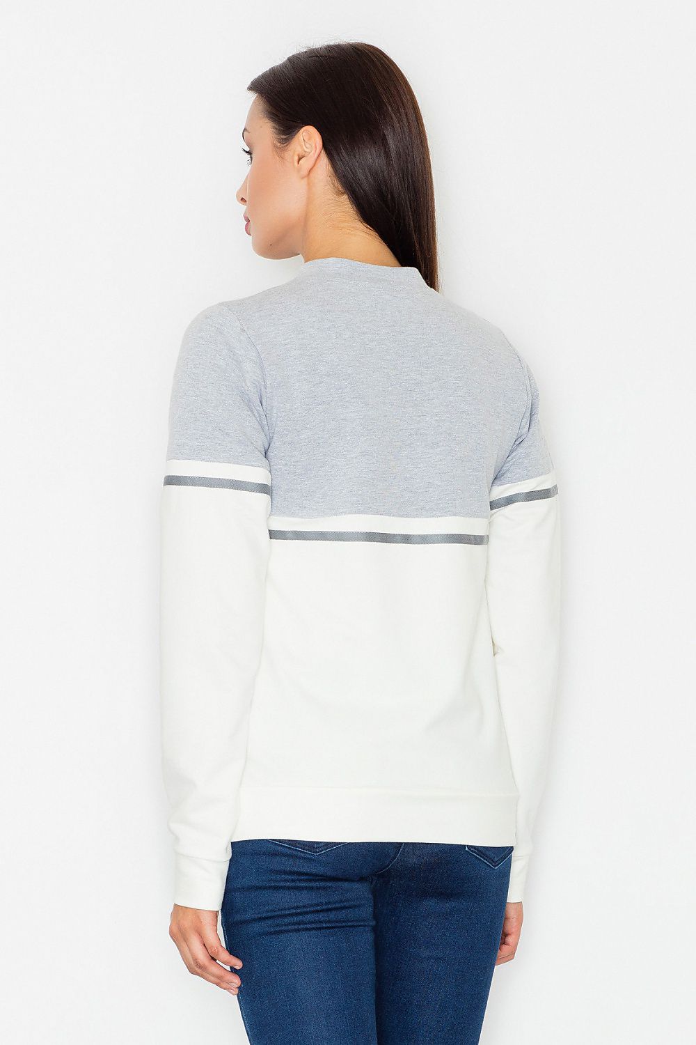   Bluza Damska Model M512 Ecru/Grey - Figl 