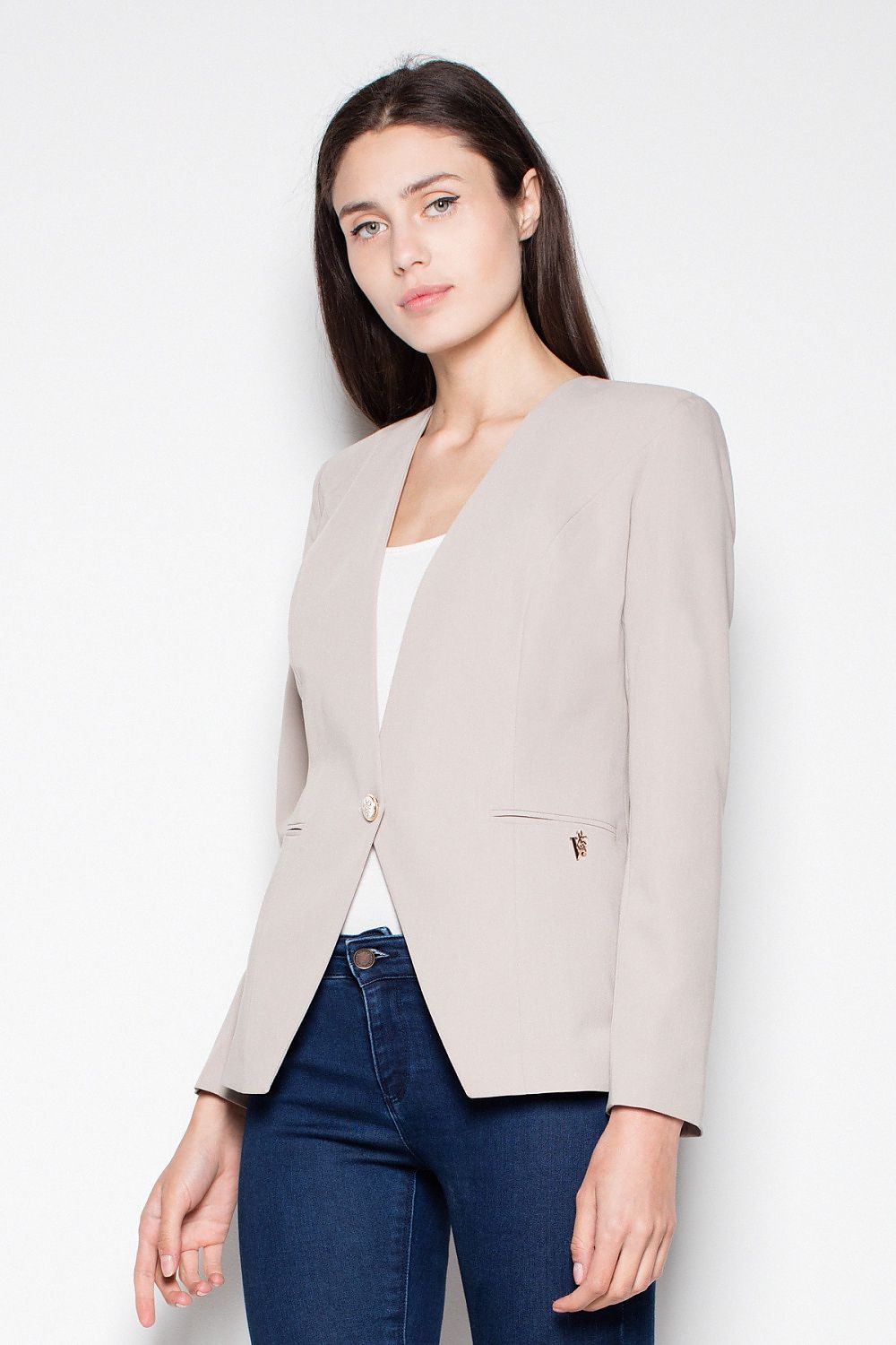   Żakiet Model VT086 Beige - Venaton 