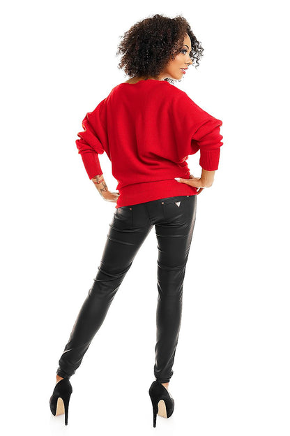   Sweter model 70003 Neon Coral - PeeKaBoo 