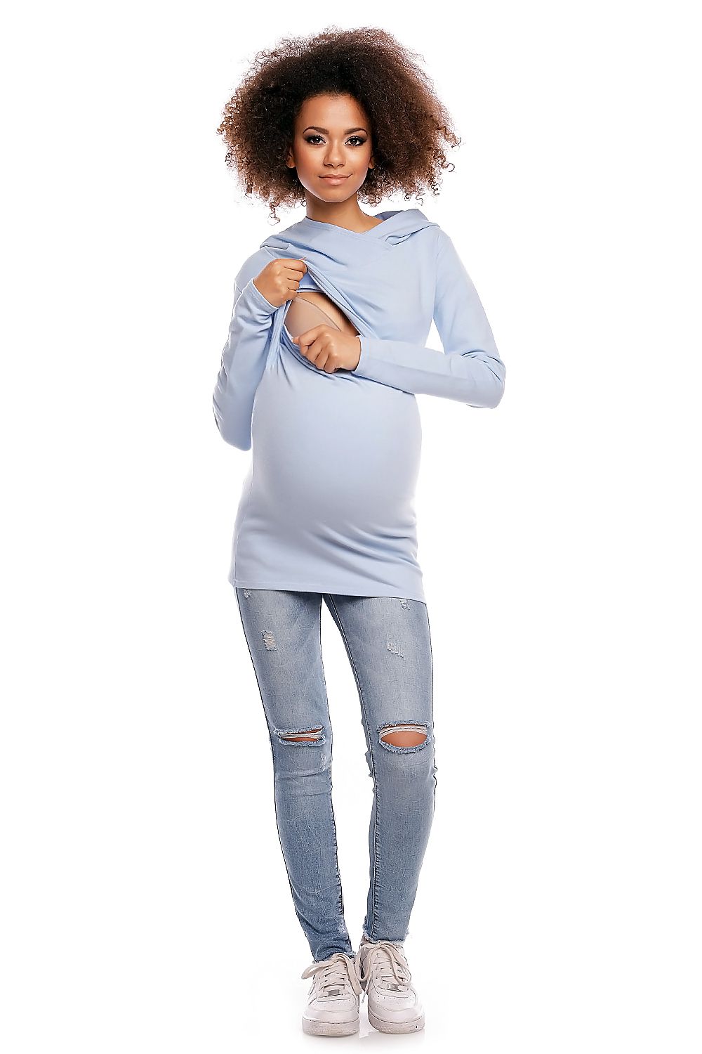   Bluza model 1473 Sky Blue - PeeKaBoo 