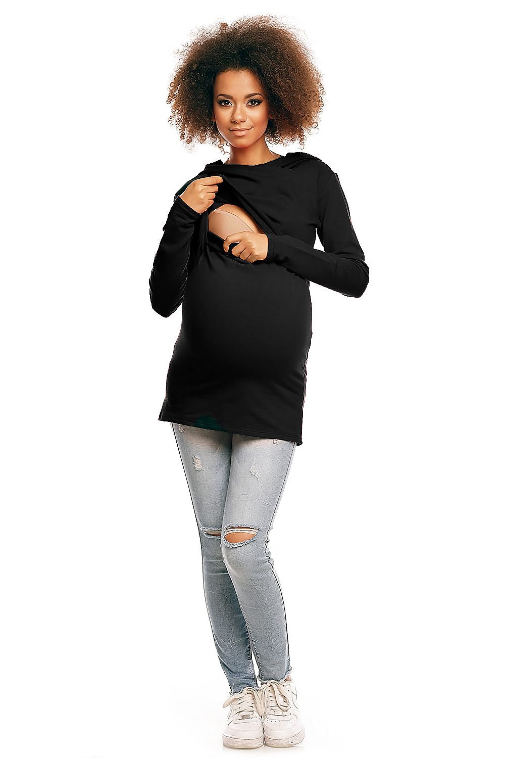   Bluza model 1473 Black - PeeKaBoo 