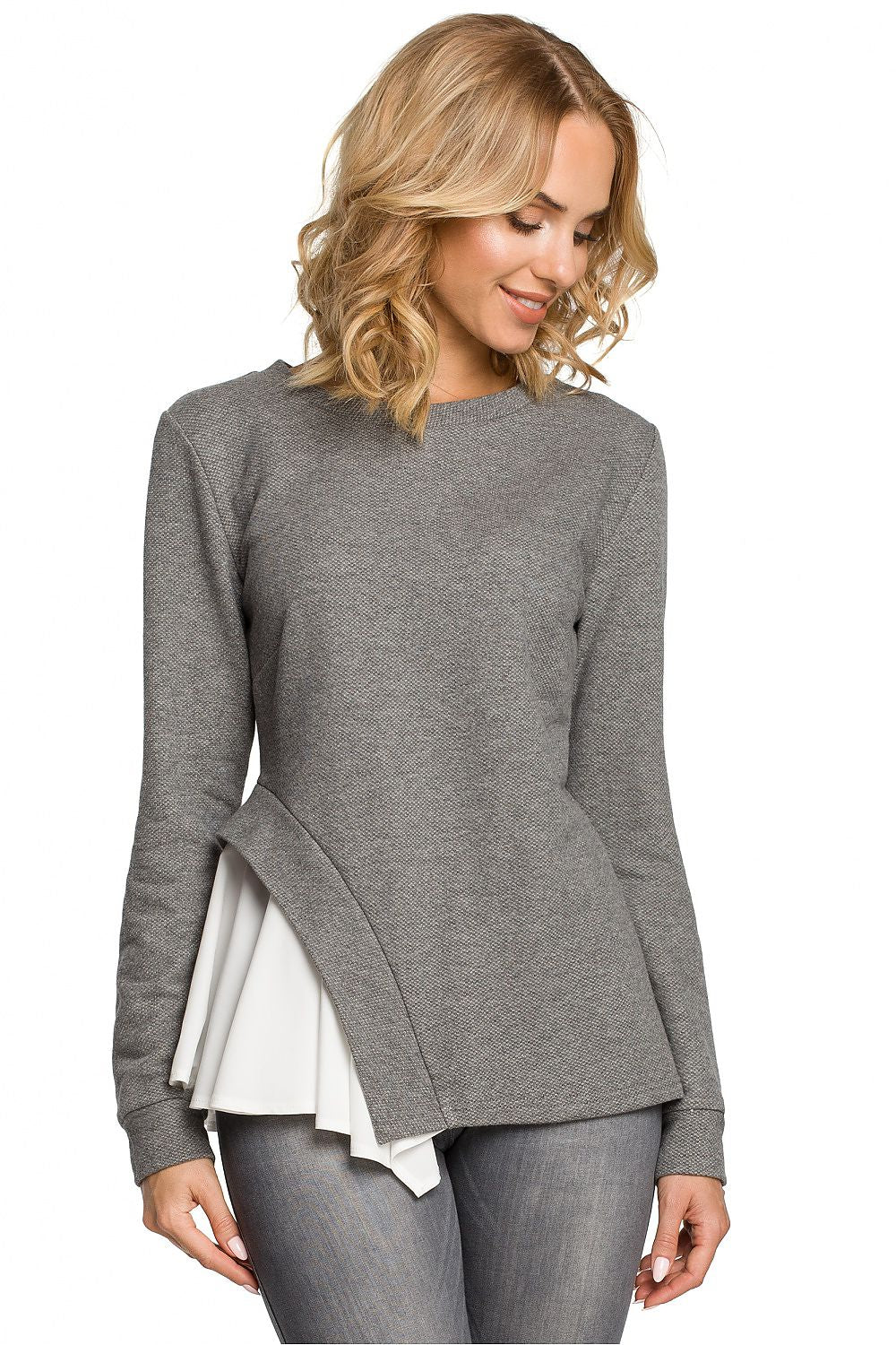   Bluzka Model MOE333 Grey - Moe 