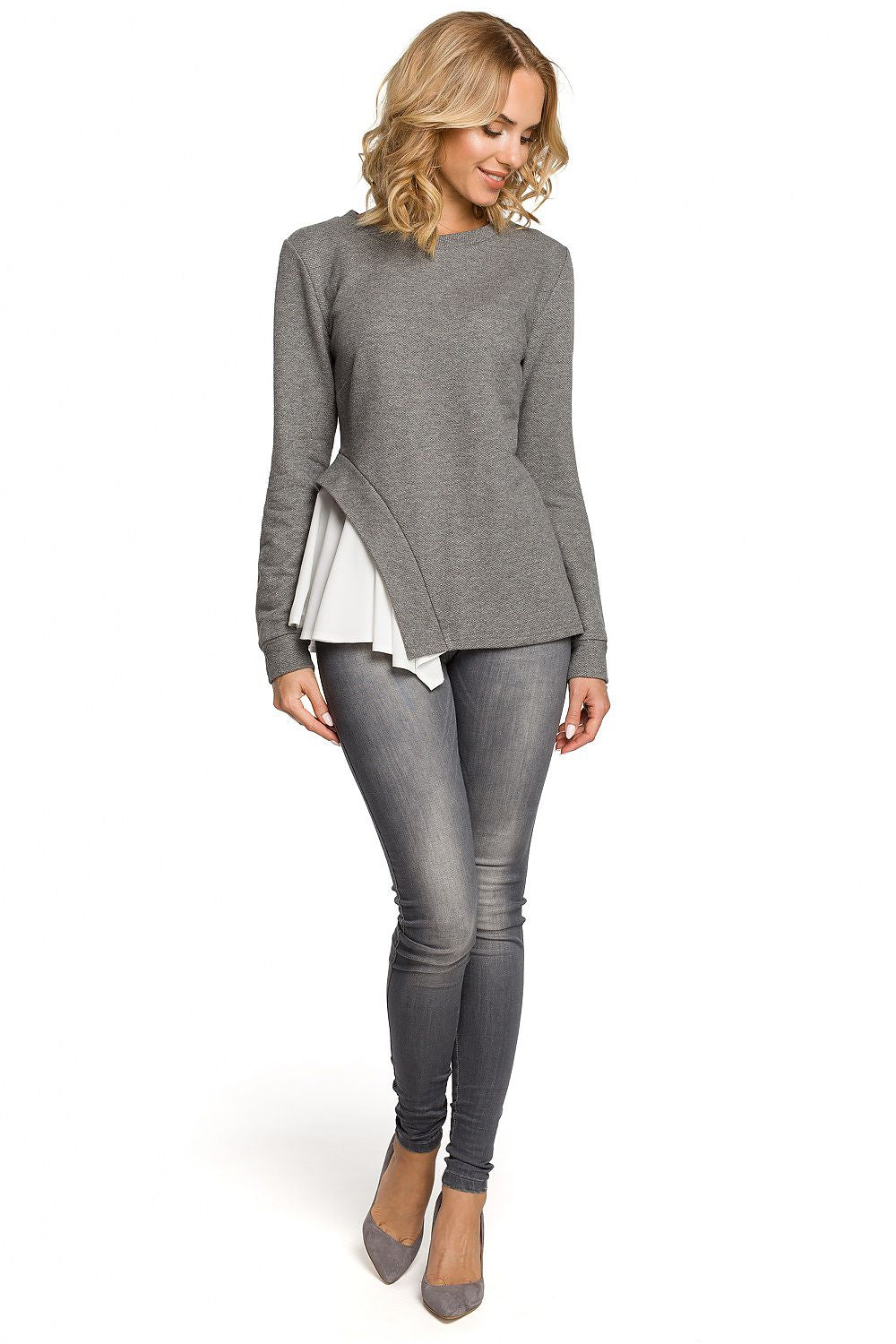   Bluzka Model MOE333 Grey - Moe 