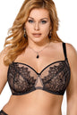  Biustonosz Soft Model K392 Gloria Black - Gorsenia Lingerie 