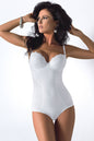  Gorsety, body, pasy Body z miseczkami Model 184 Livia White - Gorsenia Lingerie 