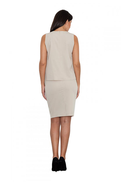  Spódnica Komplet Model M584 Beige - Figl 