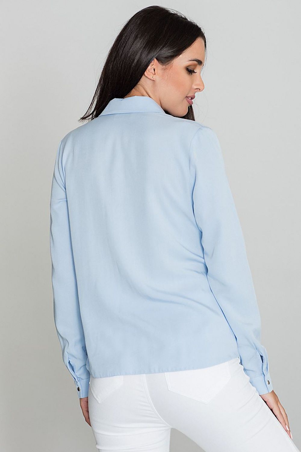   Koszula Damska Model M581 Sky Blue - Figl 