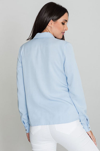   Koszula Damska Model M581 Sky Blue - Figl 