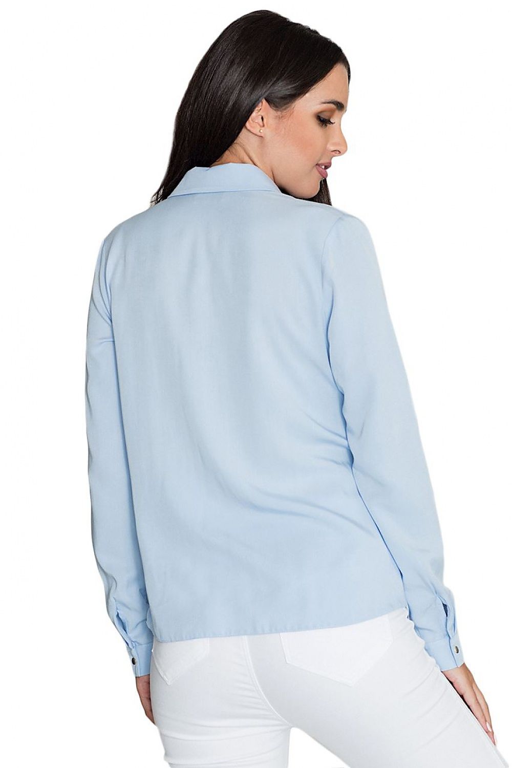   Koszula Damska Model M581 Sky Blue - Figl 