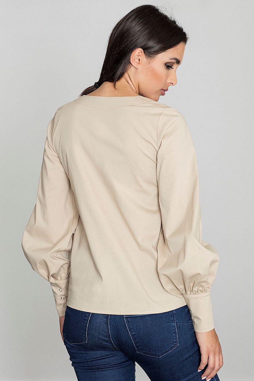   Bluzka Model M561 Beige - Figl 
