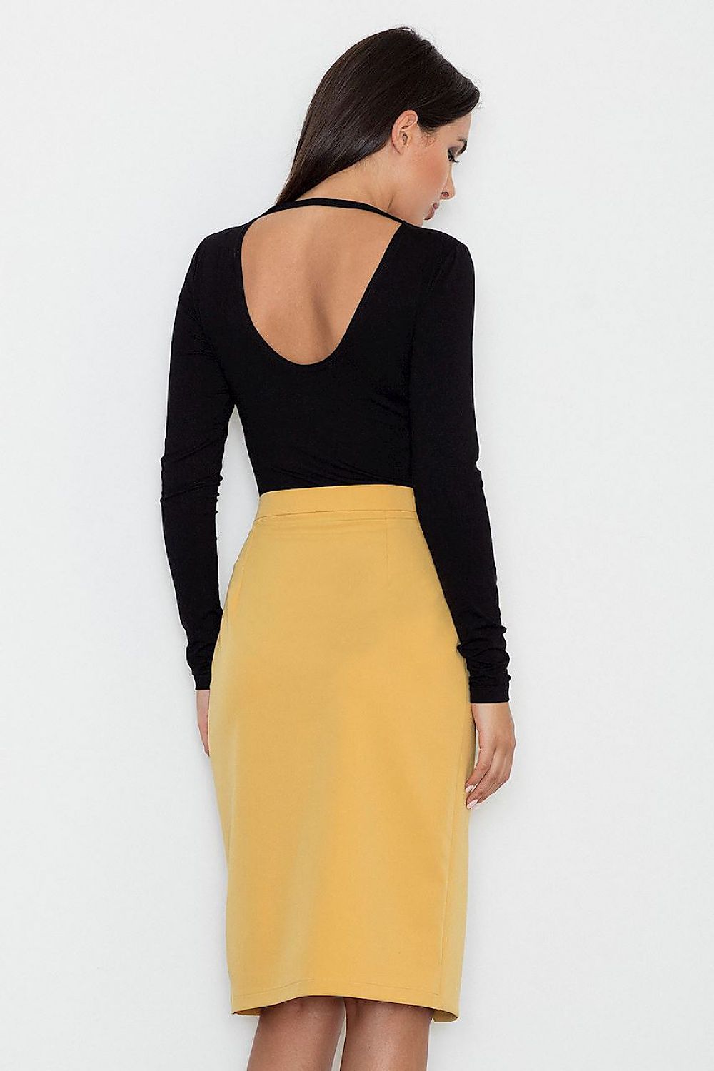  Spódnica Model M559 Yellow - Figl 