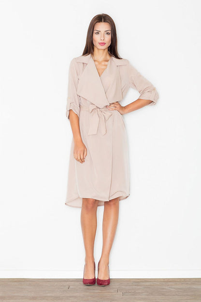  Sukienka Model M464 Beige - Figl 