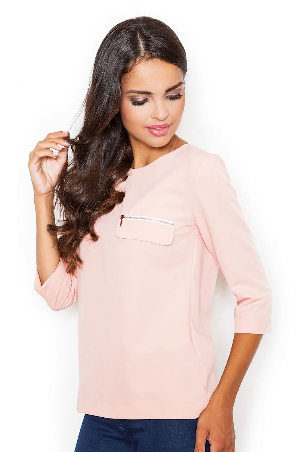   Bluzka Model M393 Pink - Figl 