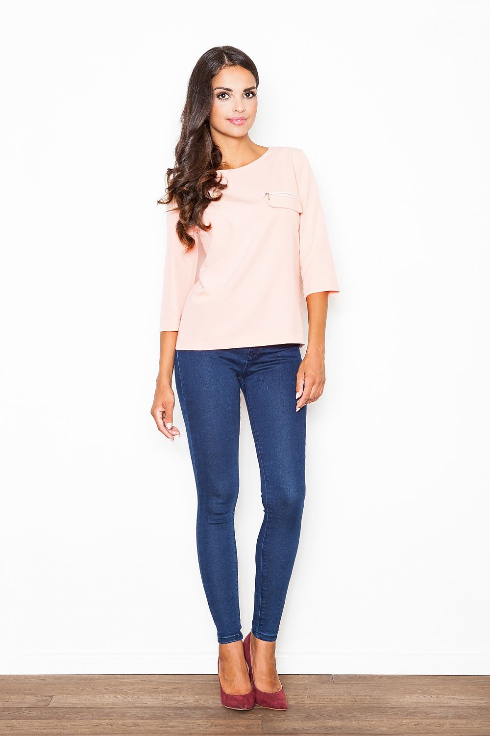   Bluzka Model M393 Pink - Figl 