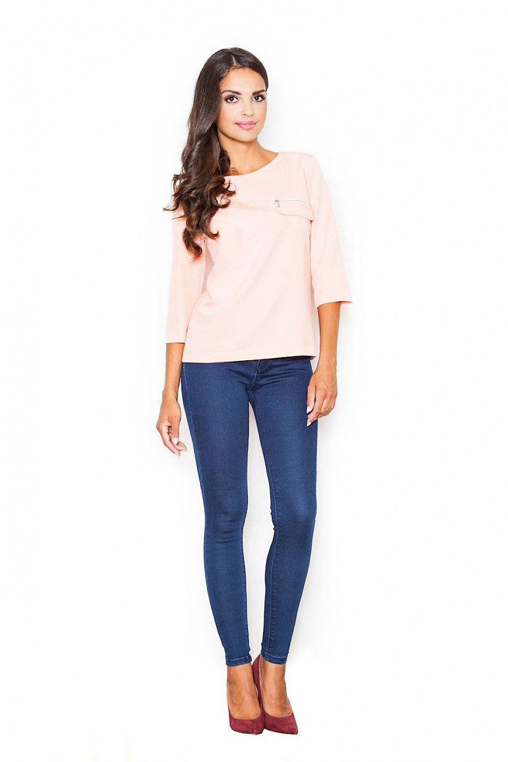   Bluzka Model M393 Pink - Figl 