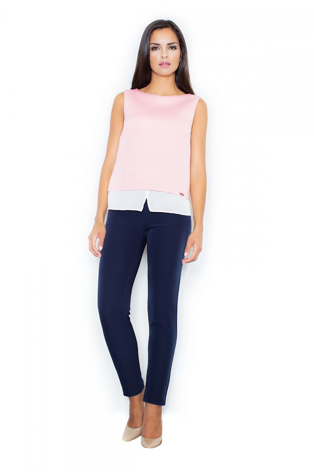   Bluzka Model M365 Pink - Figl 