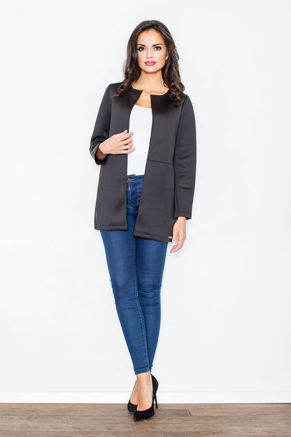   Kurtka Damska Model 345 Black - Figl 