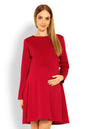   Sukienka Ciążowa Model 1359C Red - PeeKaBoo 
