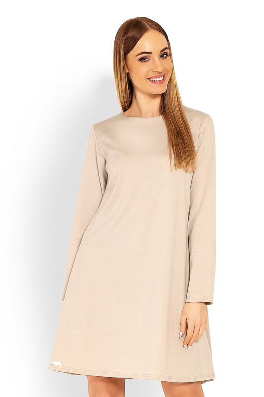  Sukienka Model 1359 Beige - PeeKaBoo 
