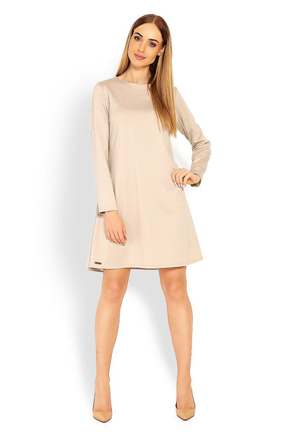  Sukienka Model 1359 Beige - PeeKaBoo 