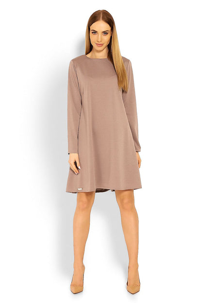  Sukienka Model 1359 Cappuccino - PeeKaBoo 