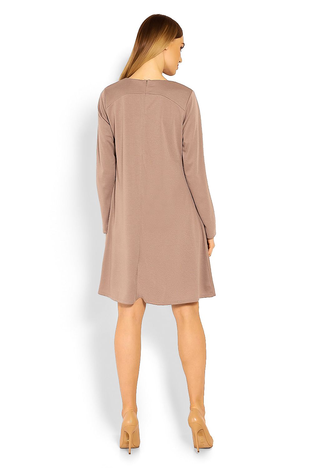  Sukienka Model 1359 Cappuccino - PeeKaBoo 