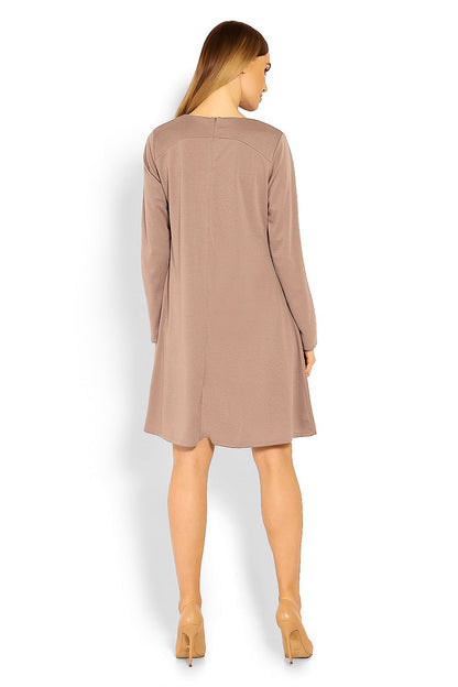 Sukienka Model 1359 Cappuccino - PeeKaBoo 