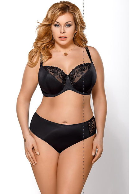  Biustonosz Soft Model K378 Victoria Black - Gorsenia Lingerie 
