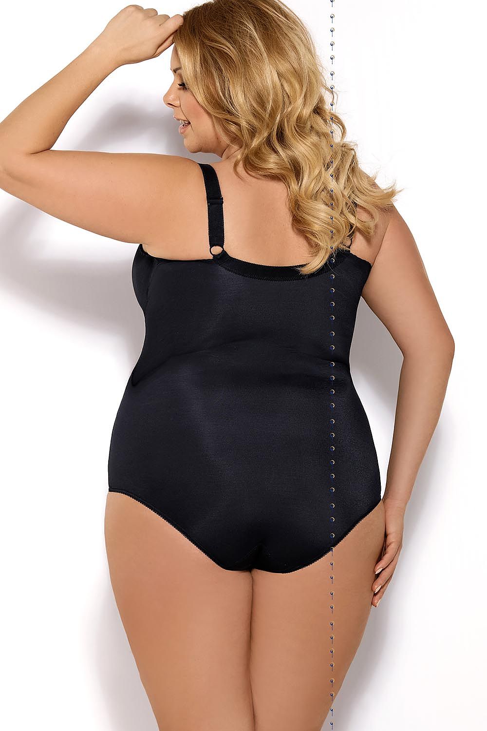  Gorsety, body, pasy Body Model K356 Gala Black - Gorsenia Lingerie 