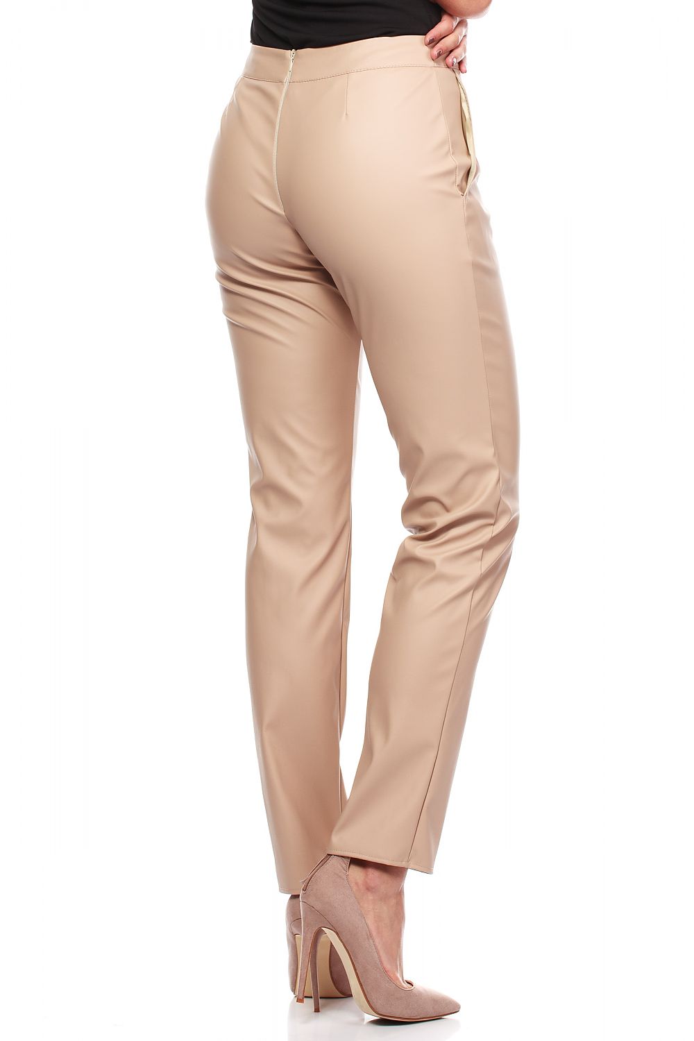   Spodnie Damskie Model MOE144 Beige - Moe 