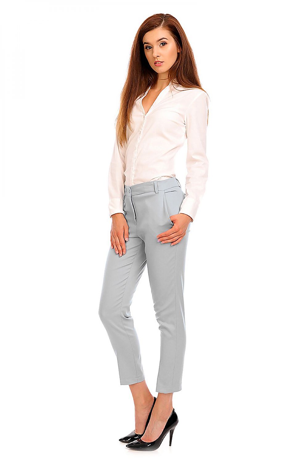   Spodnie Damskie Model 08 Grey - Cabba 