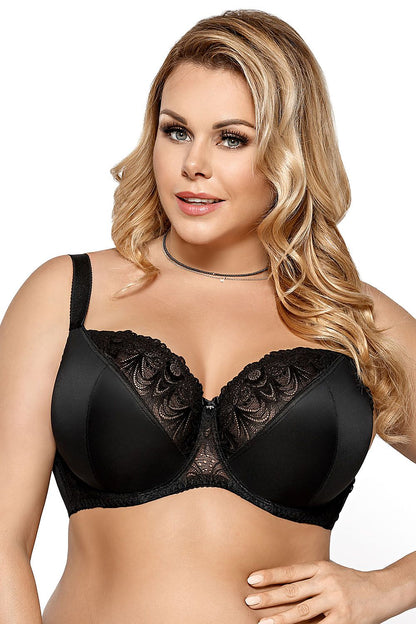  Biustonosz Softt Model K425 Casablanca Black - Gorsenia Lingerie 