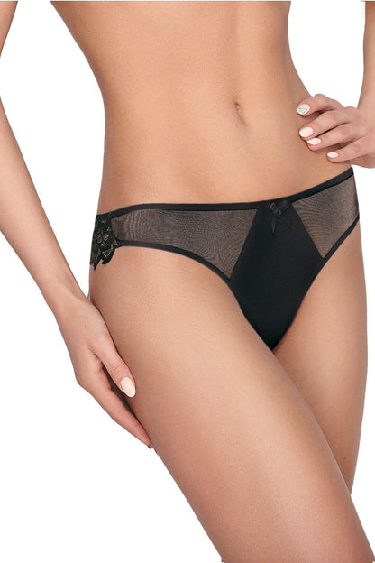  Stringi Szorto-stringi Model Zuza 043 Black - Ewana 